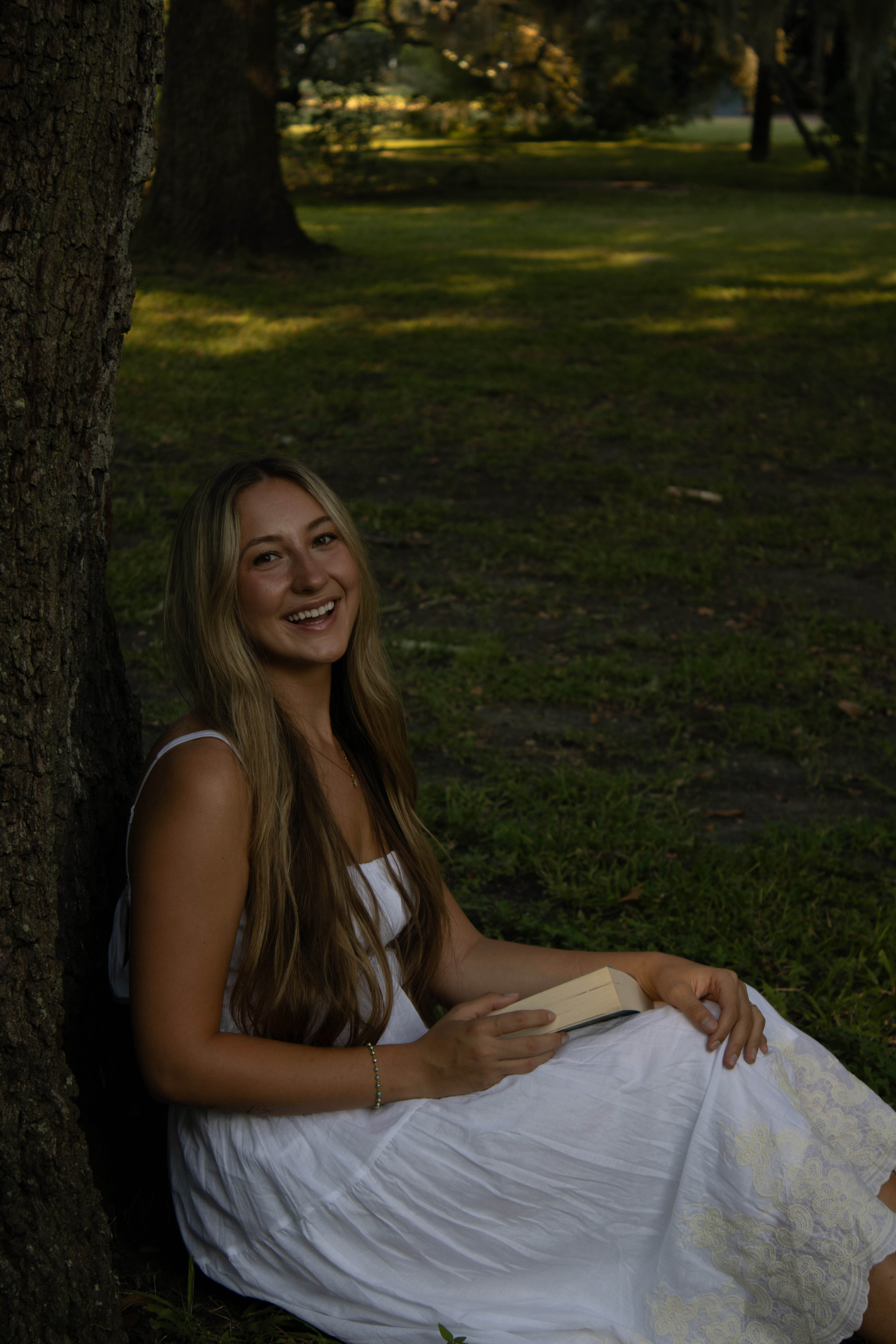 Marina portrait, golden hour backlight